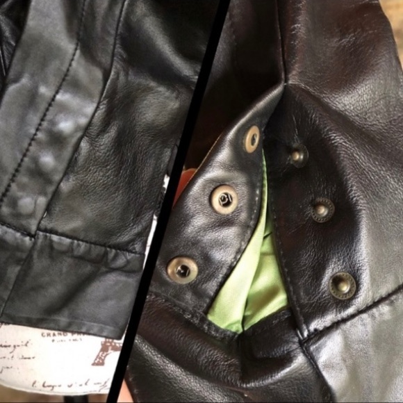 Real Leather MM Couture Crop Jacket—Buttery Soft - Great Condition! - Picture 7 of 8